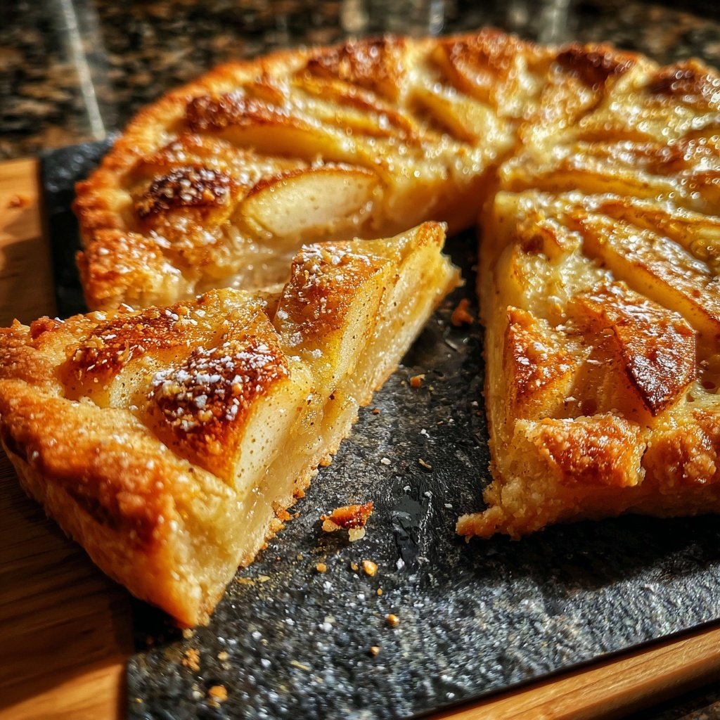 Weihnachtliche Birnentorte