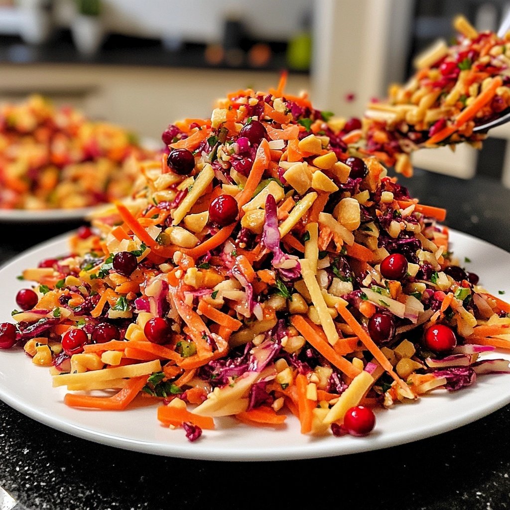 Wintersalat mit Butternutkürbis, Rosenkohl, Cranberries, Pekannüssen und Roter Bete